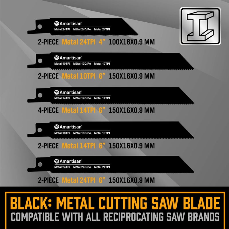 Amartisan Bi-Metal Reciprocating Saw Blade ((36-Piece) Reciprocating Saw Blades) - Image 4